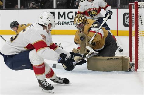 Panthers complete season sweep of Golden Knights with 4-1 win in Vegas